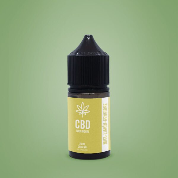 CBD Sublingual Miel limón gengibre